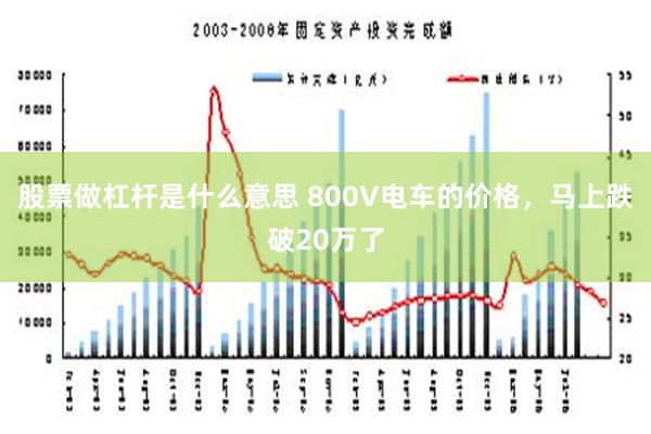 股票做杠杆是什么意思 800V电车的价格，马上跌破20万了